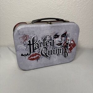 Harley Quinn Tin Lunchbox Arkham Knight DC Comics Collectible By iKON Gift